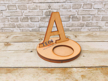 Monogram Tea Light Candle Holder A